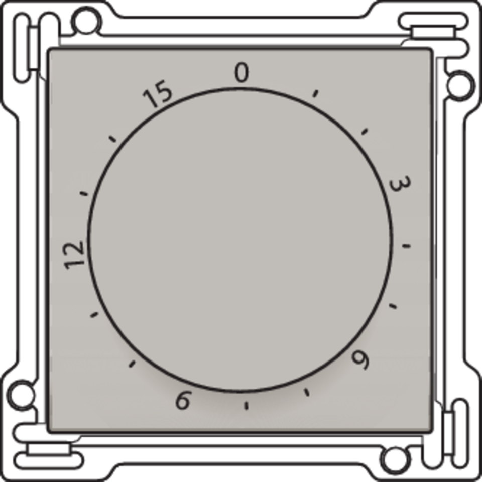 Niko 157-64806: Afwerkingsset voor timer regelbaar tot 15 min., champagne coated - Image 2