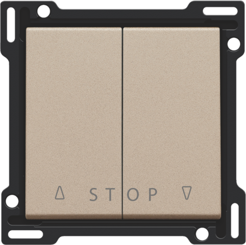 Niko - Afwerkingsset voor tweevoudige rolluikdrukknop voor elektron - 157-65918
