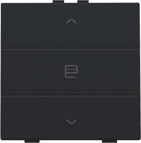Niko - Enkelvoudige motorbediening voor Niko Home Control, black co - 161-51033