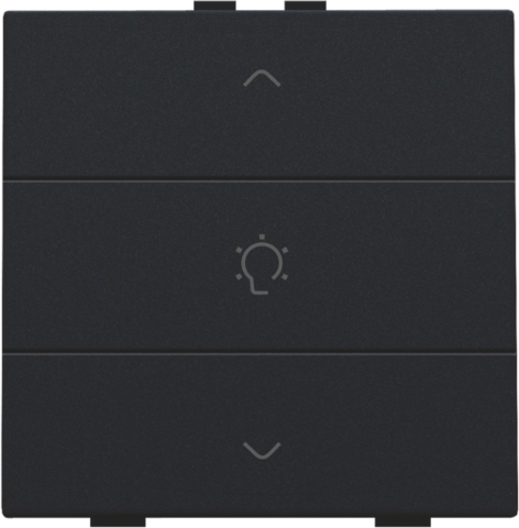 Niko - Enkelvoudige dimbediening voor Niko Home Control, black coat - 161-51043