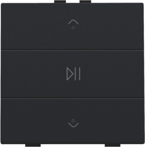 Niko - Enkelvoudige audiobediening met leds voor Niko Home Control, - 161-52073