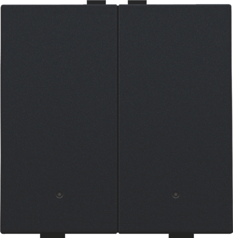 Niko - Tweevoudige drukknop met leds en comfortsensoren voor Niko H - 161-52202