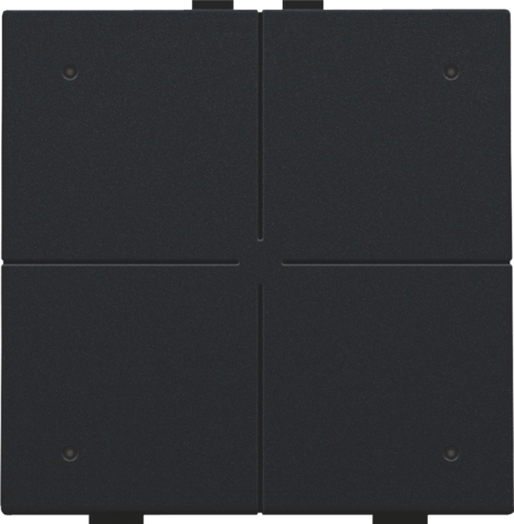 Niko - Viervoudige drukknop met leds en comfortsensoren voor Niko H - 161-52204