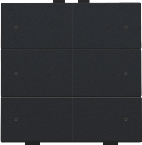 Niko - Zesvoudige drukknop met leds en comfortsensoren voor Niko Ho - 161-52206