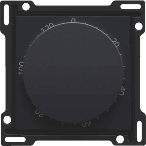 Niko - Afwerkingsset voor timer regelbaar tot 120 min., black coate - 161-64906