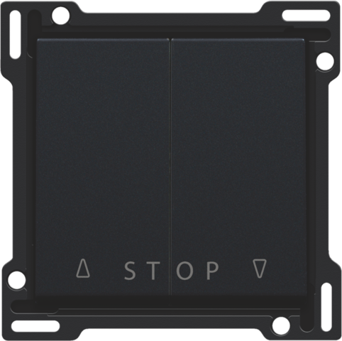 Niko - Afwerkingsset voor tweevoudige rolluikdrukknop voor elektron - 161-65918