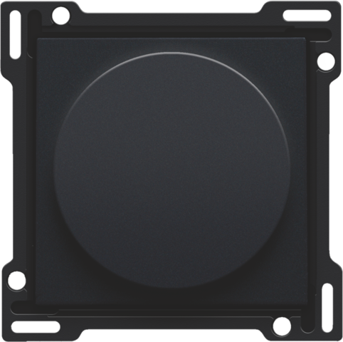 Niko - Afwerkingsset 0 1 2 voor draaischakelaar voor motoren, black - 161-65937
