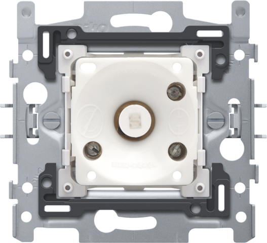 Niko - Sokkel voor drukknop N.O., 6 A , met amberkleurige led met E - 170-04000