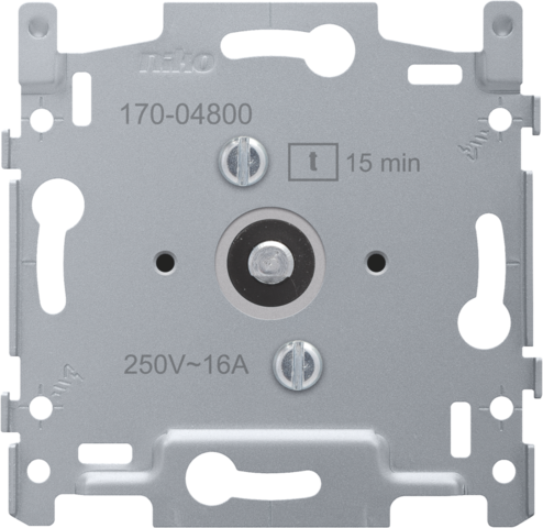Niko - Sokkel voor 2 polige timer regelbaar tot 15 min, 16 A/250 Va - 170-04800