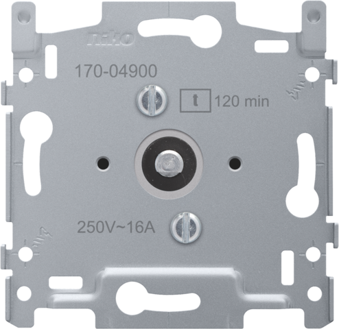 Niko - Sokkel voor 2 polige timer regelbaar tot 120 min, 16 A/250 V - 170-04900