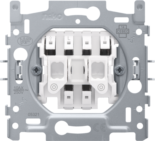 Niko - Sokkel voor rolluikdrukknop voor elektronische sturingen, 10 - 170-25905