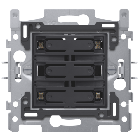 Niko - Sokkel voor 4 voudige potentiaalvrije drukknop 24 V N.O. met - 170-40150