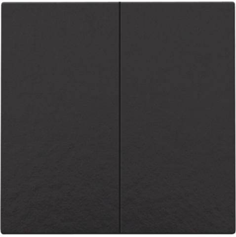 Niko - Tweevoudige drukknop voor Niko Home Control, piano black coa - 200-51002