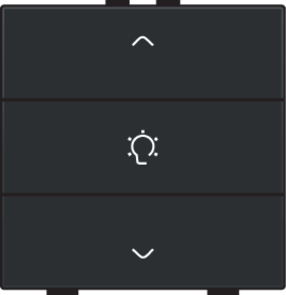 Niko 200-51043: Enkelvoudige dimbediening voor Niko Home Control, piano black coated - Image 2