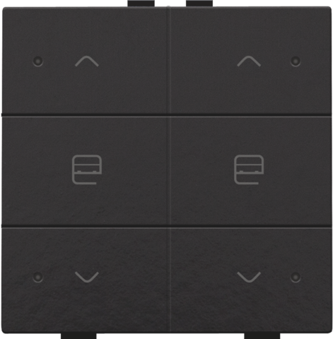 Niko - Dubbele motorsturingsbediening met led voor Niko Home Contro - 200-52036
