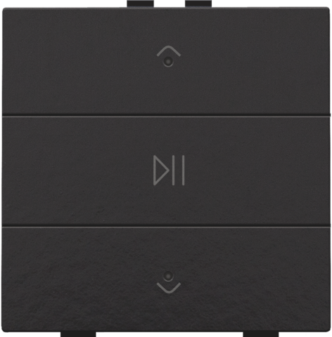 Niko - Enkelvoudige audiobediening met leds voor Niko Home Control, - 200-52073