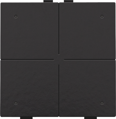 Niko - Viervoudige drukknop met leds en comfortsensoren voor Niko H - 200-52204