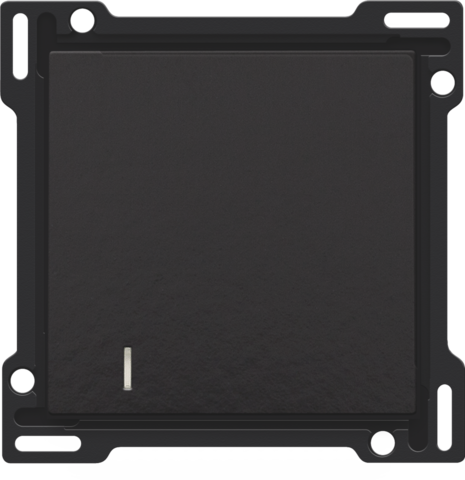 Niko - Afwerkingsset voor hotelkaartschakelaar, piano black coated - 200-61901