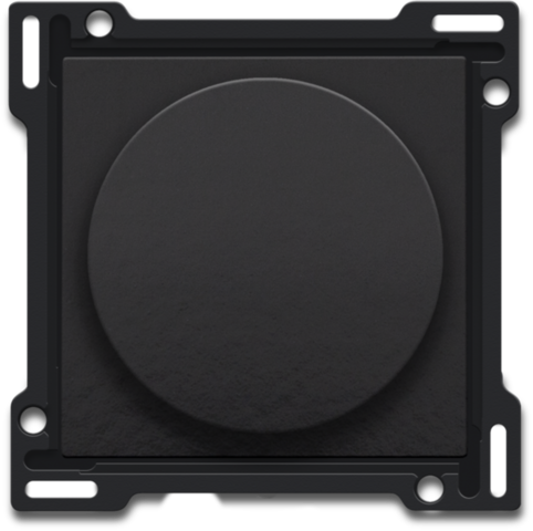 Niko - Afwerkingsset op/neer voor draaischakelaar, piano black coat - 200-65926