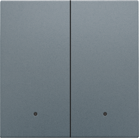 Niko - Afwerkingsset met lens voor dubbele elektronische schakelaar - 220-32004