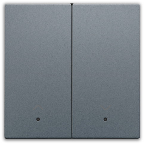 Niko - Afwerkingsset met lens voor dubbele elektronische rolluiksch - 220-32006