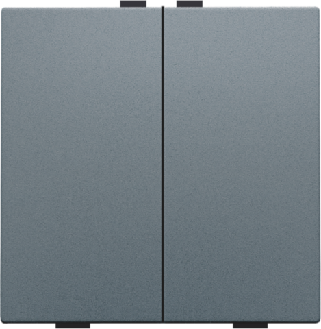 Niko - Tweevoudige drukknop voor Niko Home Control, blue grey coate - 220-51002