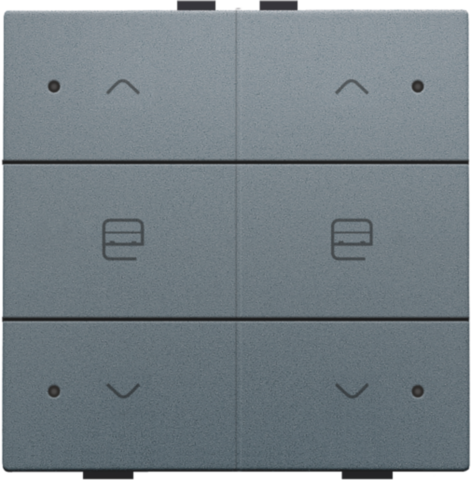 Niko - Dubbele motorsturingsbediening met led voor Niko Home Contro - 220-52036