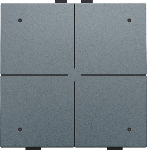 Niko - Viervoudige drukknop met leds en comfortsensoren voor Niko H - 220-52204