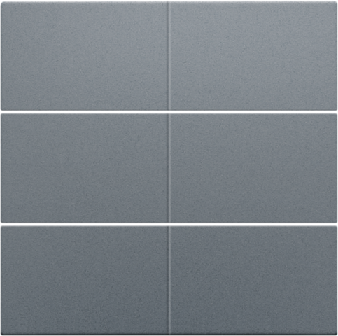 Niko - Afwerkingsset voor 6 voudige potentiaalvrije drukknop 24 V, - 220-60050