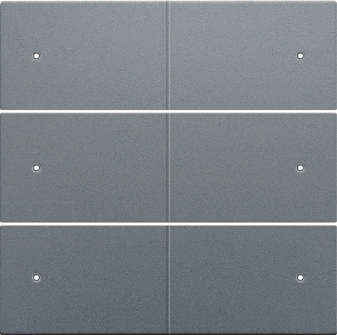 Niko - Afwerkingsset voor 6 voudige potentiaalvrije drukknop, 24 V, - 220-60150