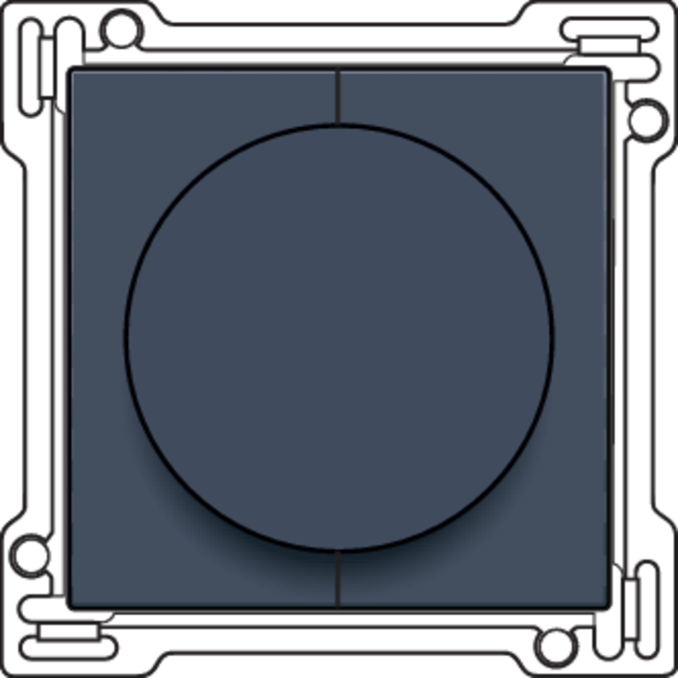 Niko 220-65937: Afwerkingsset 0-1-2 voor draaischakelaar voor motoren, blue grey coated - Image 2