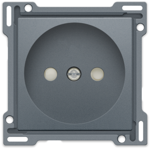 Niko - Afwerkingsset voor stopcontact zonder aarding met beschermin - 220-66501