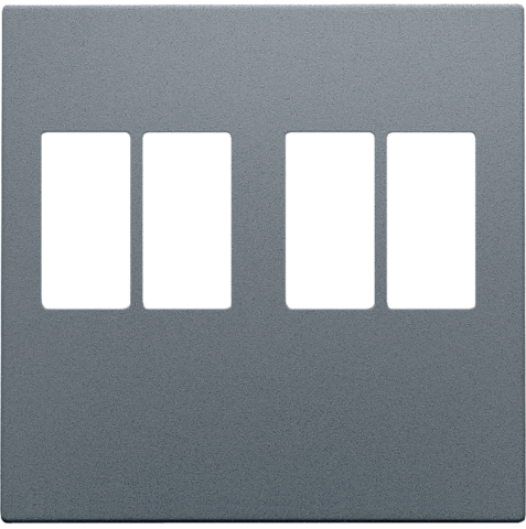 Niko - Afwerkingsset voor tweevoudige luidsprekeraansluiting, blue - 220-69701