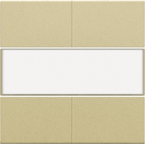 Niko - Afwerkingsset voor 4 voudige potentiaalvrije drukknop 24 V m - 221-40250