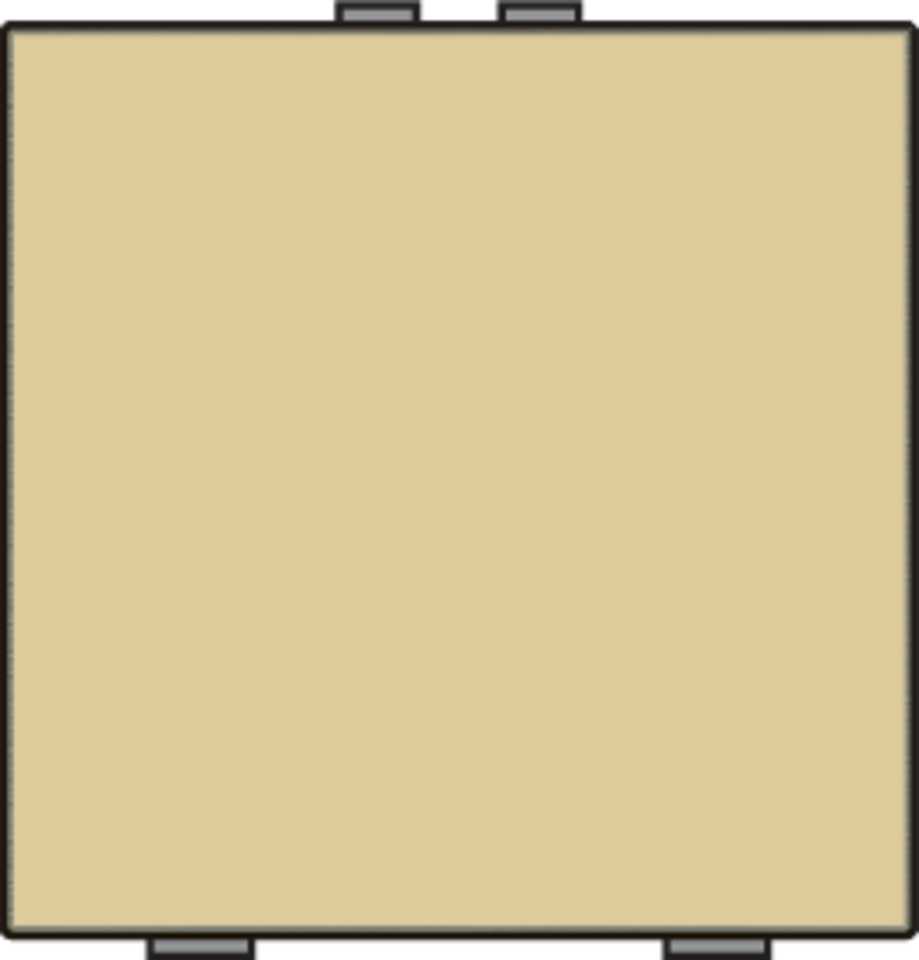 Niko 221-51001: Enkelvoudige drukknop voor Niko Home Control, gold coated - Image 2