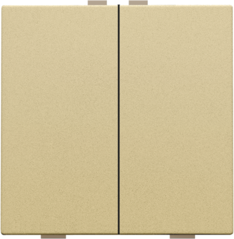 Niko - Tweevoudige drukknop voor Niko Home Control, gold coated - 221-51002