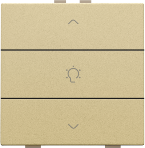 Niko - Enkelvoudige dimbediening voor Niko Home Control, gold coate - 221-51043