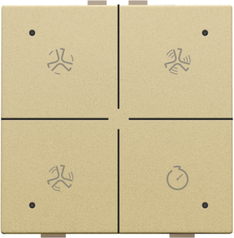 Niko - Ventilatiebediening met led voor Niko Home Control, gold coa - 221-52054