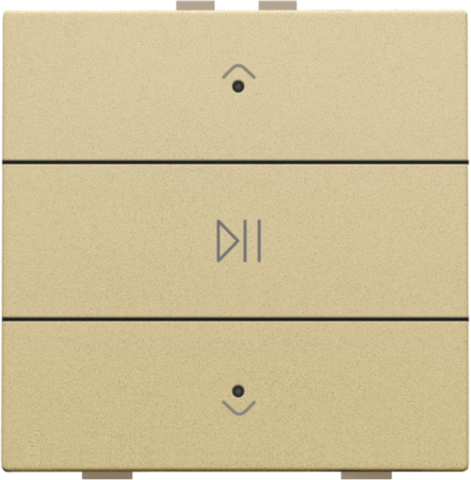 Niko - Enkelvoudige audiobediening met leds voor Niko Home Control, - 221-52073