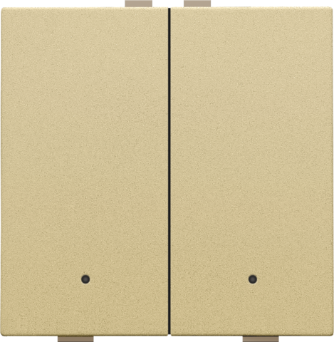 Niko - Tweevoudige drukknop met leds en comfortsensoren voor Niko H - 221-52202