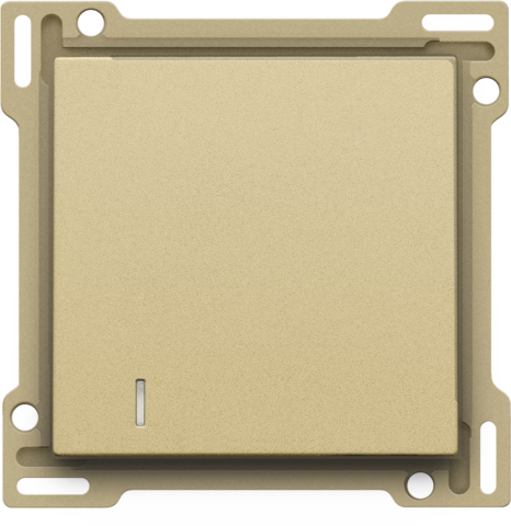 Niko - Afwerkingsset voor hotelkaartschakelaar, gold coated - 221-61901