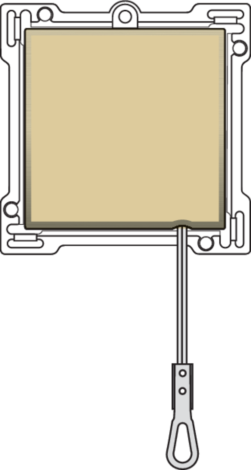 Niko 221-63606: Afwerkingsset voor trekschakelaar, gold coated - Image 2
