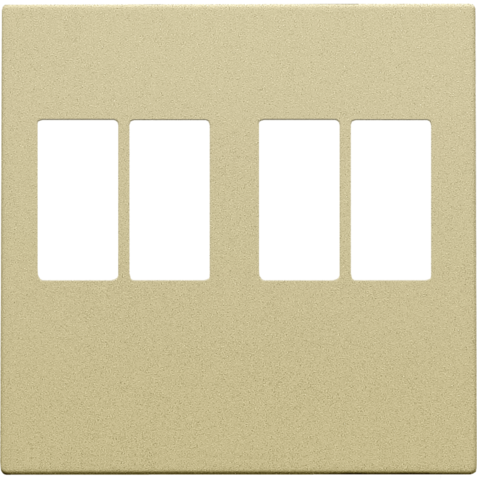 Niko - Afwerkingsset voor tweevoudige luidsprekeraansluiting, gold - 221-69701