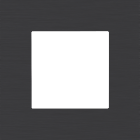 Niko - Enkelvoudige afdekplaat, Pure alu black brushed - 224-76100