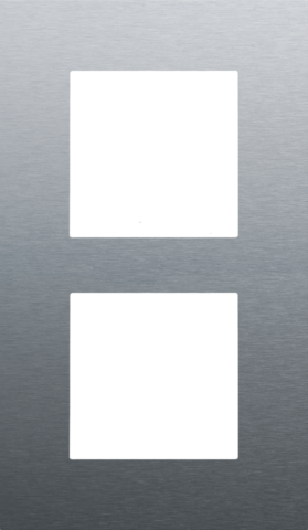 Niko - Tweevoudige afdekplaat, 60 mm centerafstand, verticaal, - 226-76200