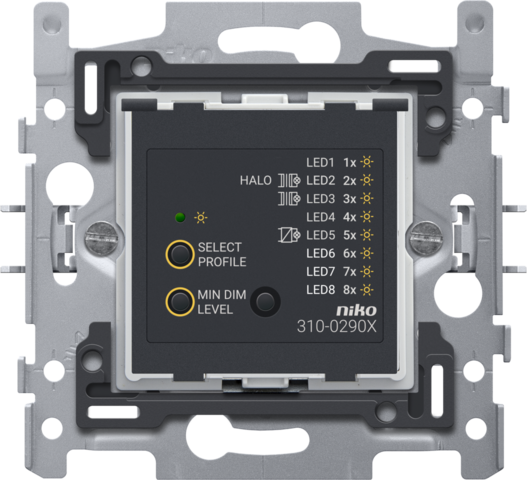 Niko - Led dimmer zonder nuldraad inbouw 2 draads drukknop - 310-02900
