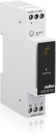 Niko - Universele modulaire dimmer CAB ontstoring 5 350 W analoog - 330-00701