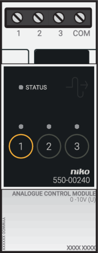 Niko 550-00240: Analoge stuurmodule 0-10 V voor Niko Home Control - Image 2