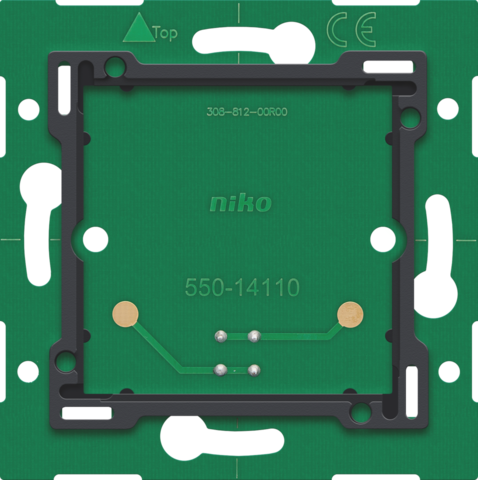 Niko - Enkelvoudige muurprint met connector voor Niko Home Control - 550-14110