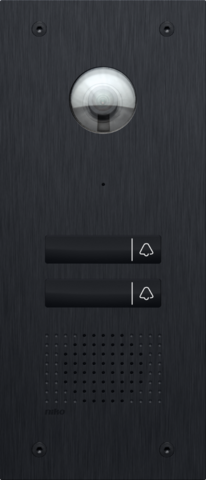 Niko - Videobuitenpost voor Niko Home Control, met 2 verlichte aanr - 550-22002